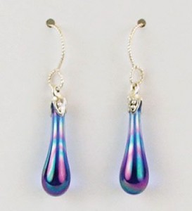Fenton Art Glass Earrings