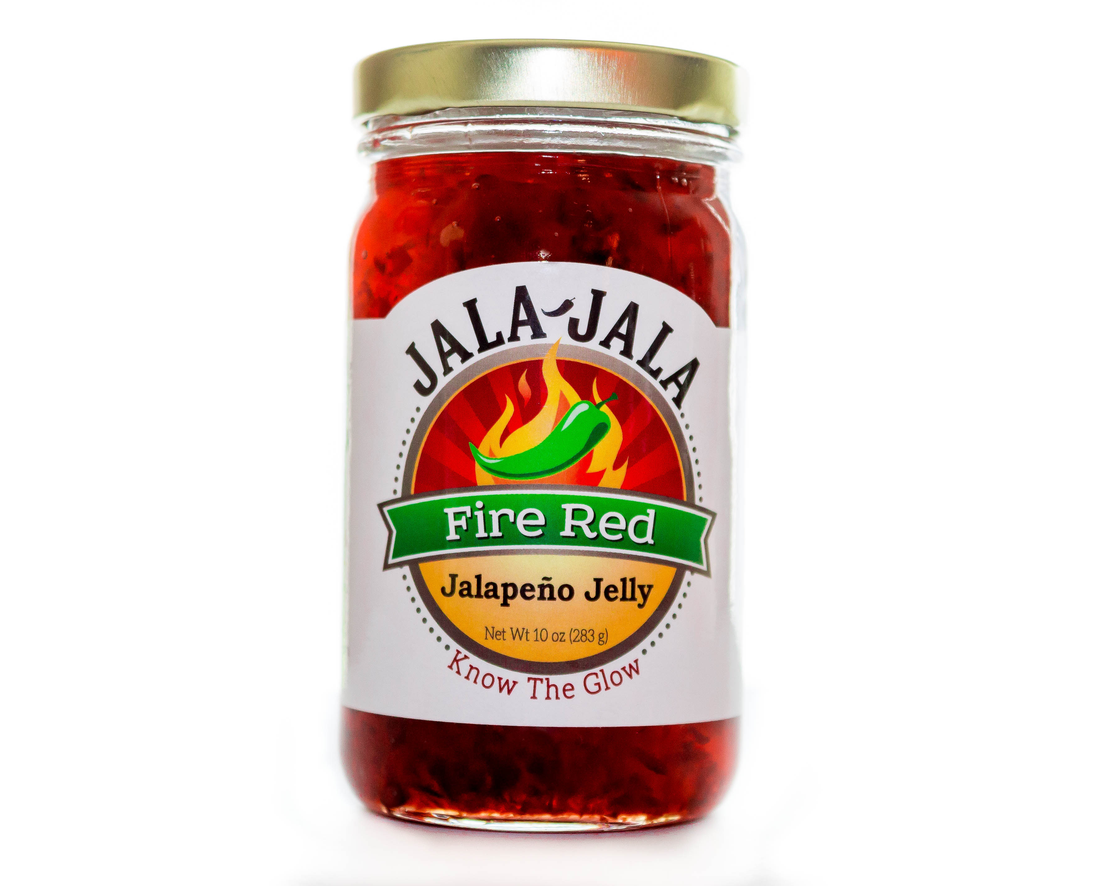 Jala Jala Foods Fire Red Jalapeno Jelly.